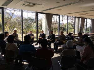 年頭アシュラム、常任、センタースタッフ始まり前の準備祈祷会