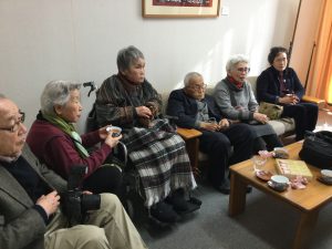 ビジョンを語る会でお話しされるために 後宮師、松代姉、ご家族ご到着され、幸いな時