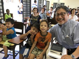 ブラジルアライアンス日系人教会アシュラムに参加した子供達