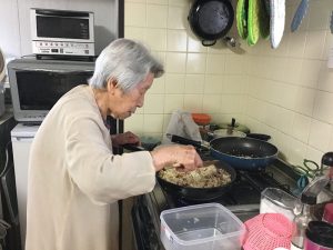 るつこ姉、留守中、朝の福音食堂休みのはずが…なんと和子メシ‼️お肉たっぷりチャーハン